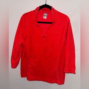 The North Face Bright Orange/Red Fleece Pullover